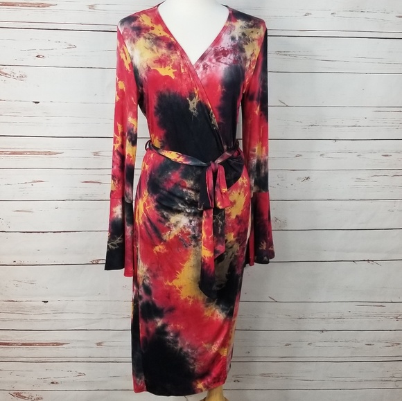 180degrees Dresses & Skirts - 180degrees Maria Prastakou Multi-Color Wrap Dress